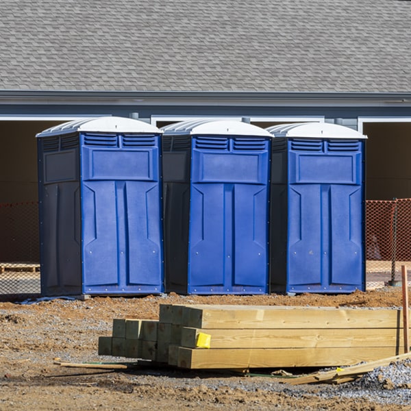 can i customize the exterior of the portable toilets with my event logo or branding in Weston Iowa